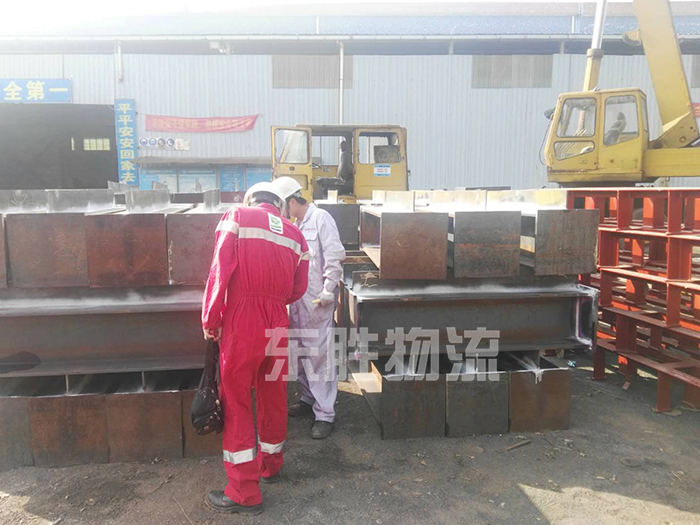 佛山鋼結構材料運輸到香港，鋼材運輸香港,深圳東勝物流鋼結構材料運輸到香港案例圖